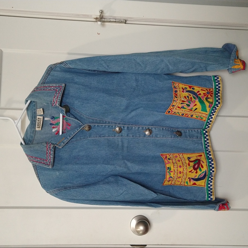 Embroidered Denim Jacket